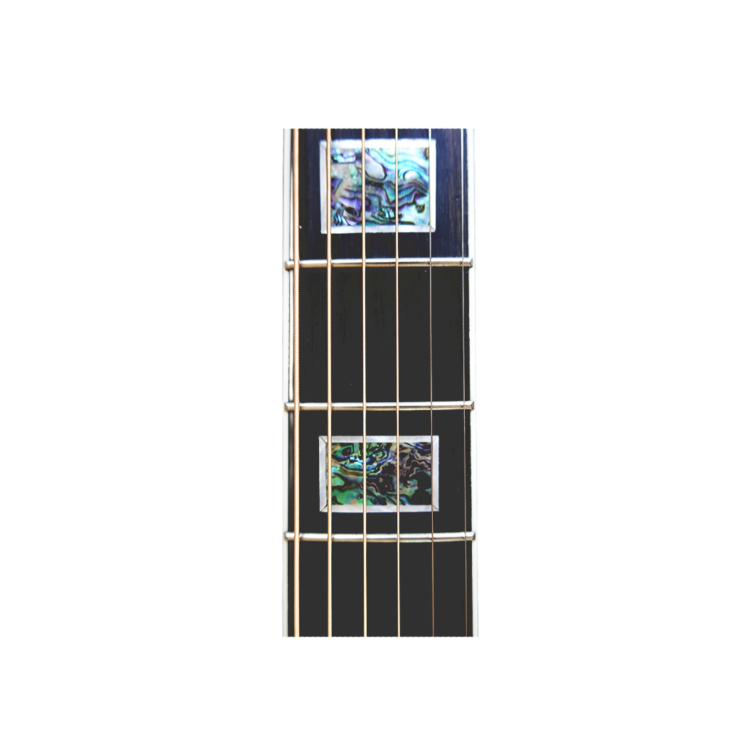 Die Coco maßgefertigte vollmassive Cocobolo-Holz Little Flower Dreadnought Slope Gitarre
