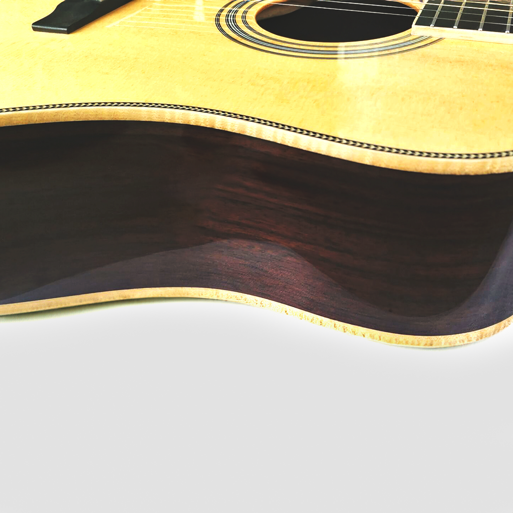 Dreadnought NA Custom Gloss Finish Byron Folk Guitar acoustic electric