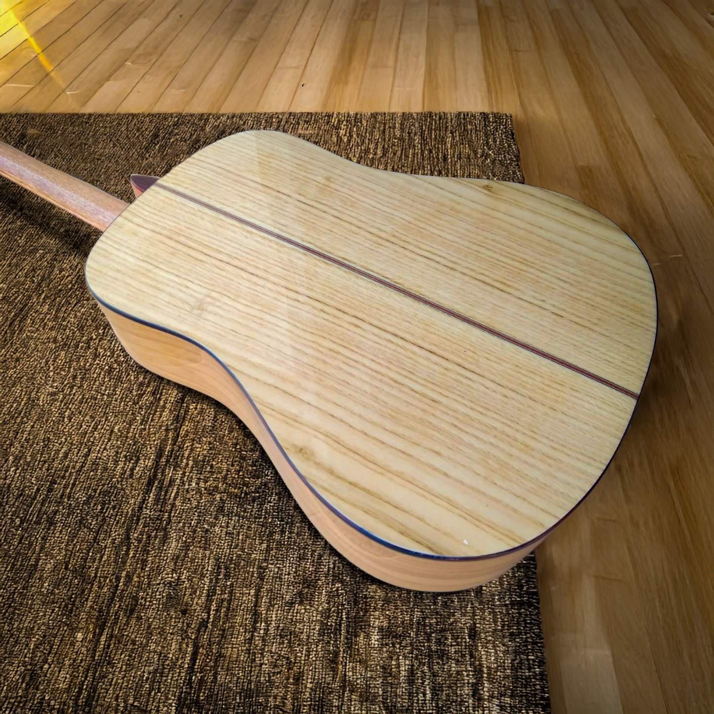 Byron Handmade All-Solid Oak Wood 41" Dreadnought Folk Guitar