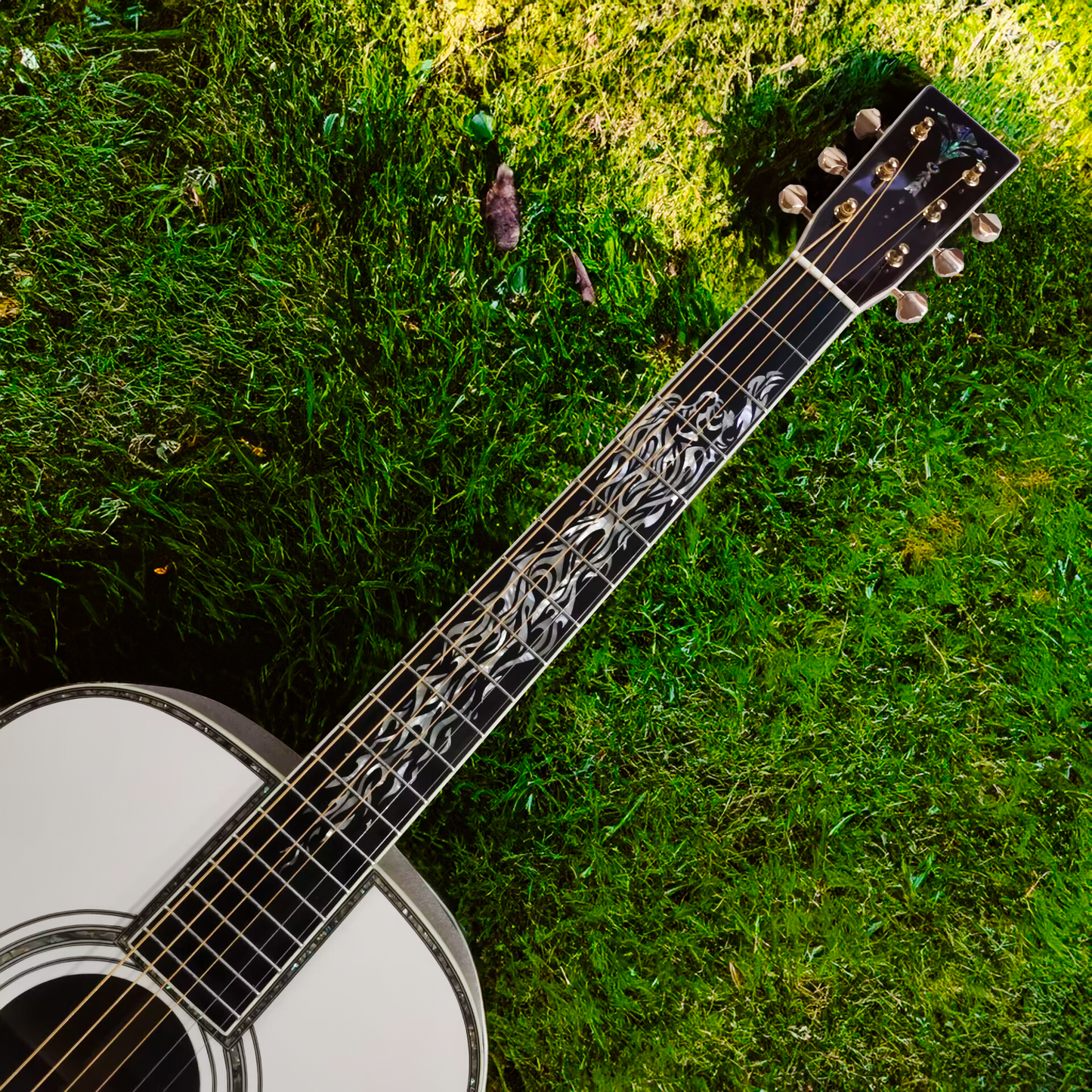 Schneewittchen Schönheit OM42 Stil Custom Gitarre
