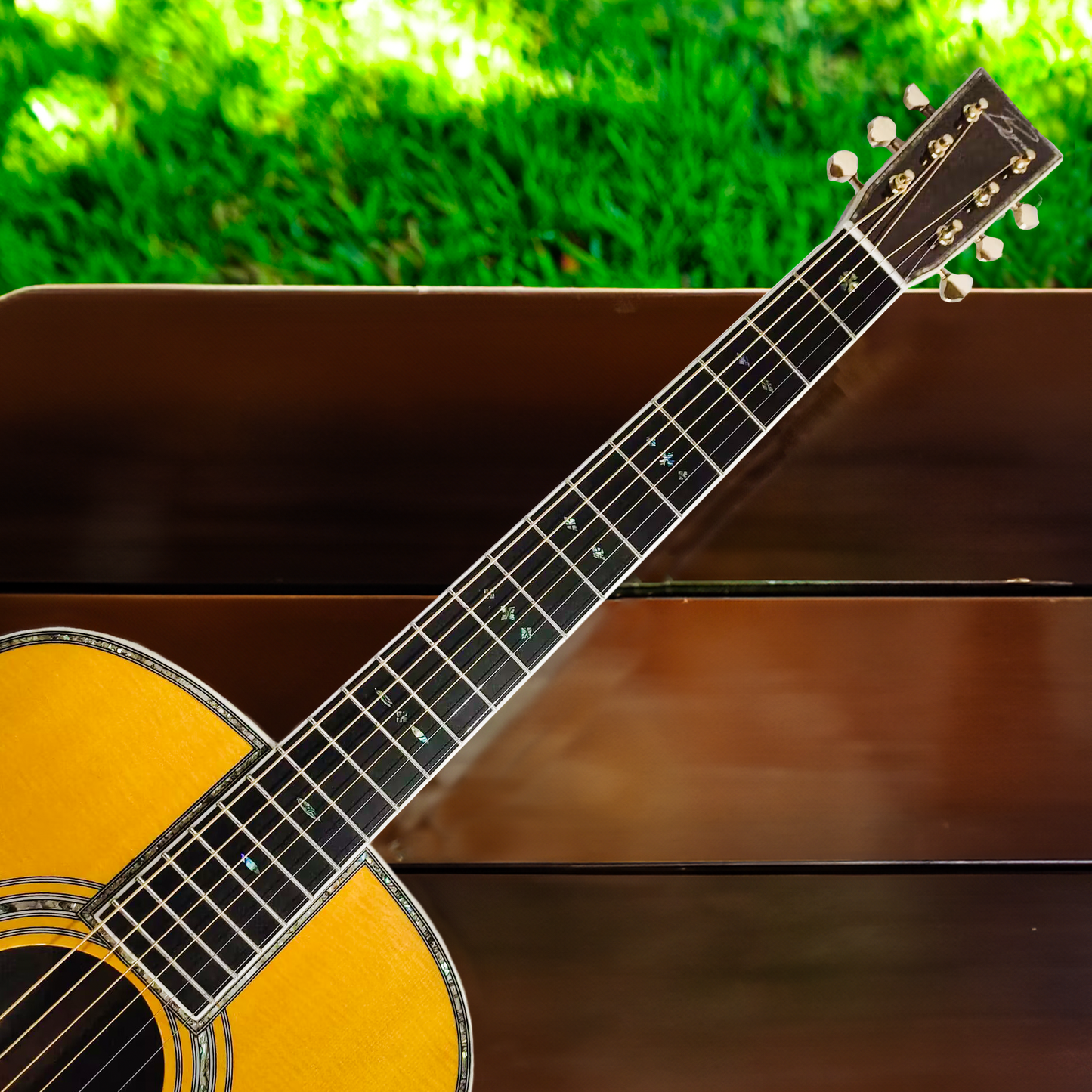 The Bom All Solid Customize OM Body Byron Guitar most popular guitar