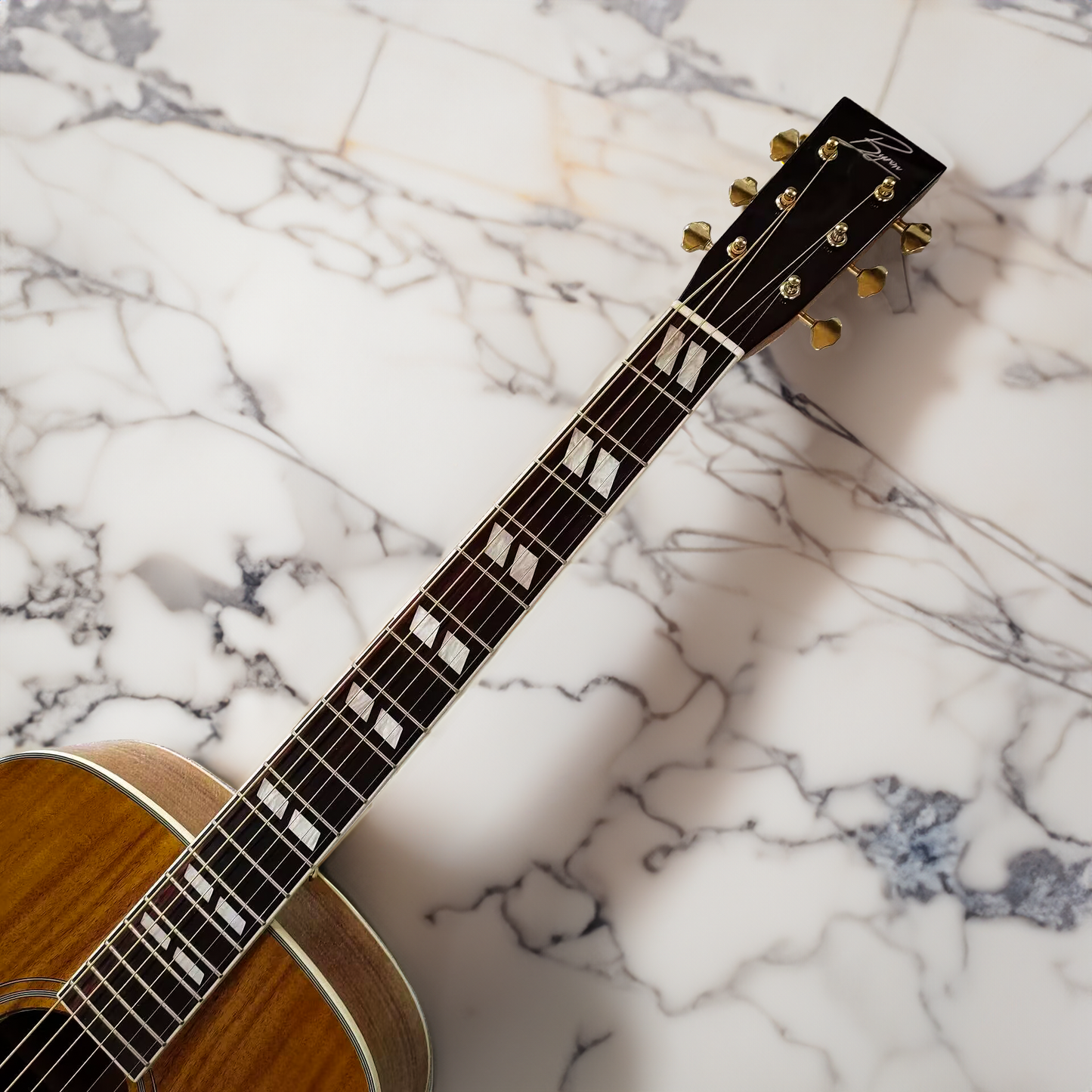 Byron Dreadnought 6-string Guitar-koa wood