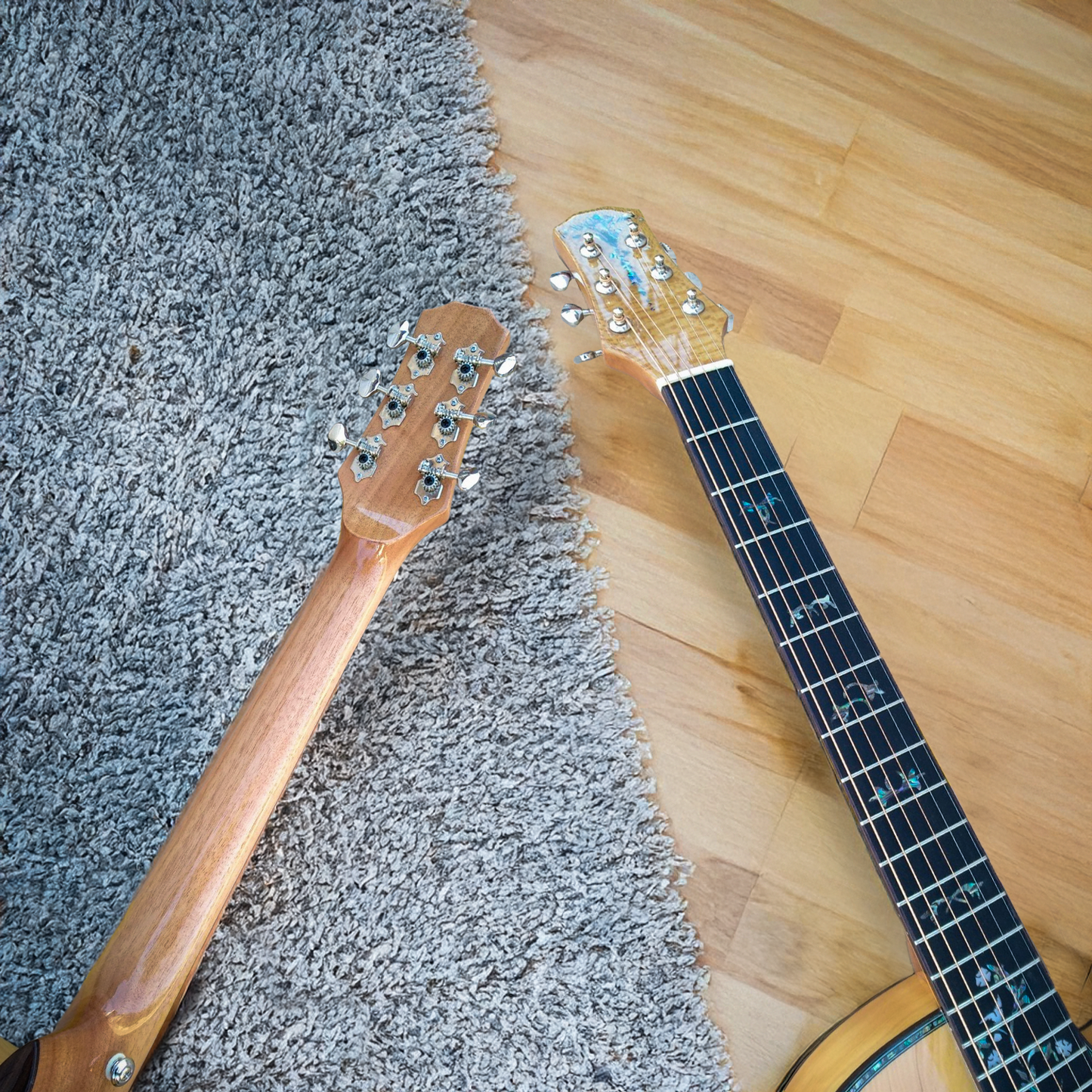 Byron Handmade Single Cutaway Florence Firwood Acoustic Guitar – Exotic Model