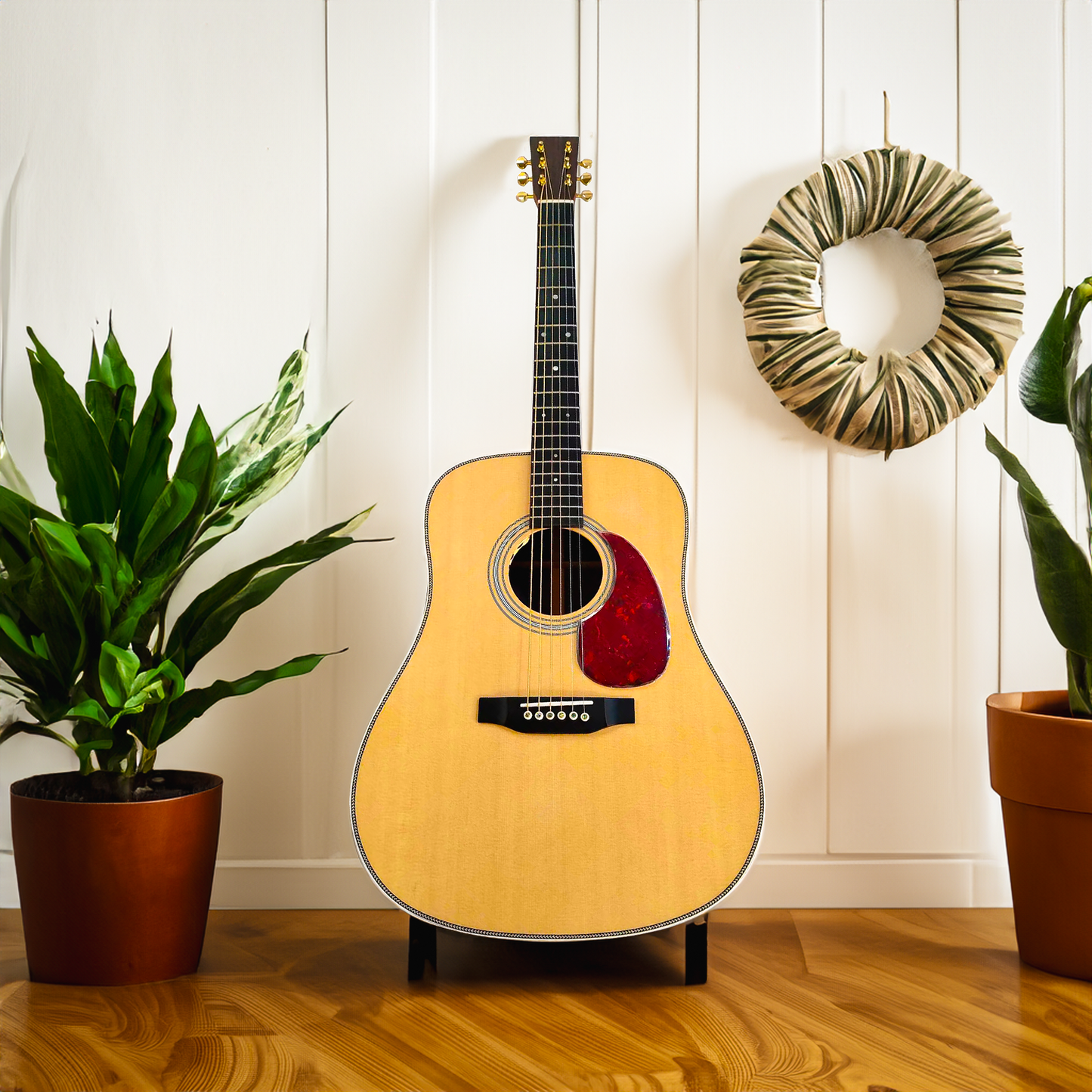 Die klassische Byron – 6-saitige Dreadnought-Handgefertigte Gitarre