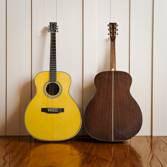 The Custom OOO28 Herringbone Acoustic-Electric Guitar Byron style
