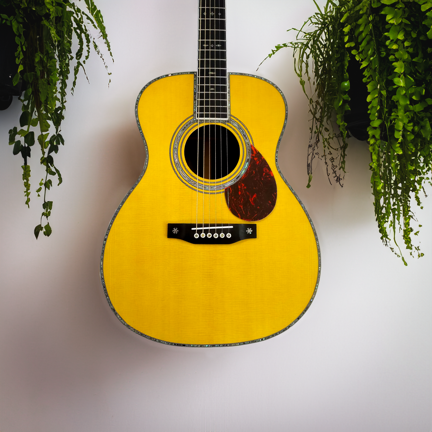 The Bom All Solid Customize OM Body Byron Guitar most popular guitar