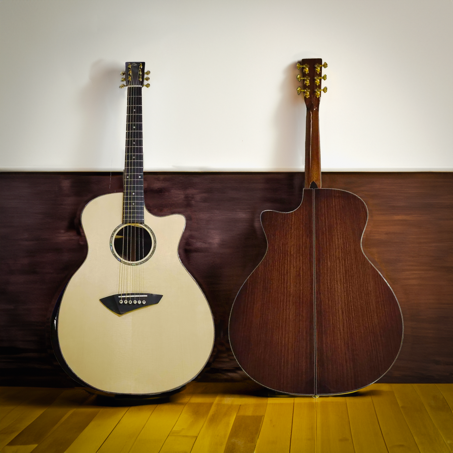 Byron Custom GA Gitarre: Massivholz-Meisterwerk im Vintage-Stil