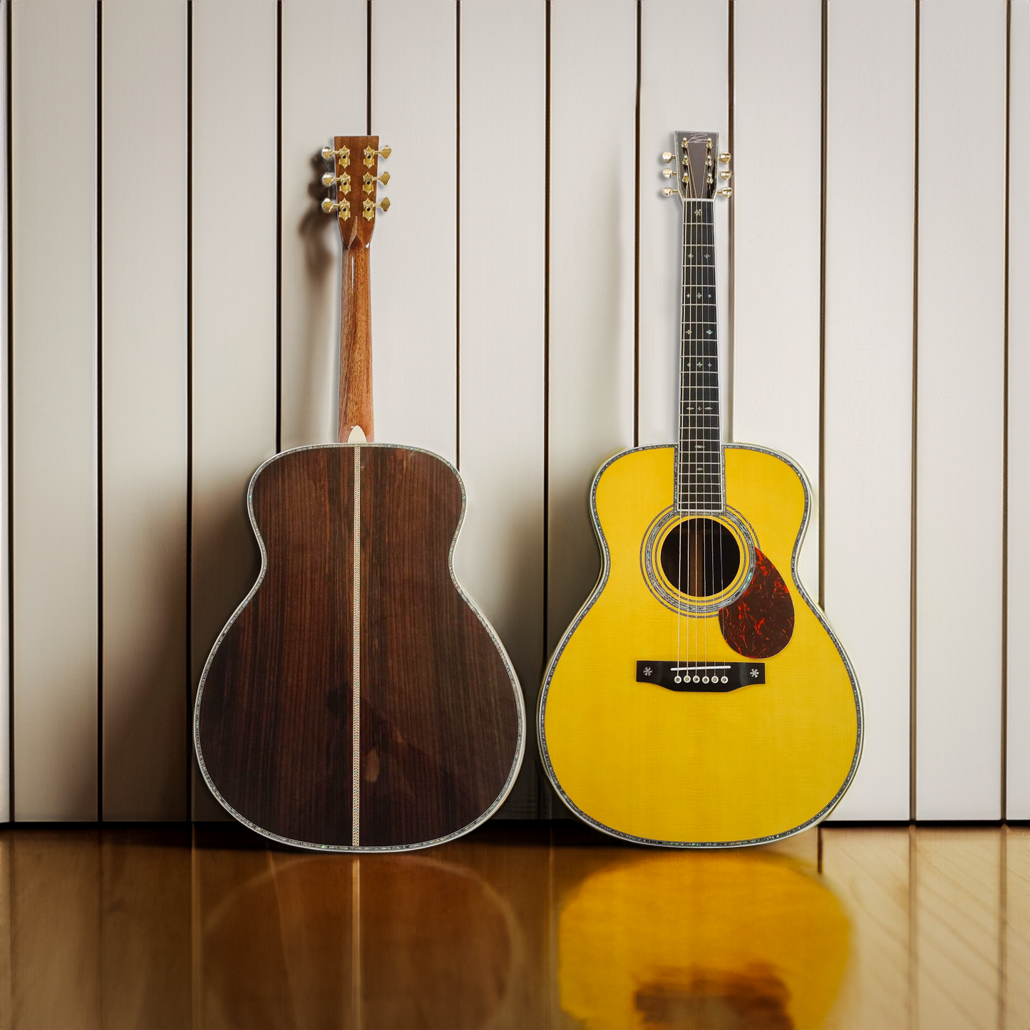 The Bom All Solid Customize OM Body Byron Guitar most popular guitar