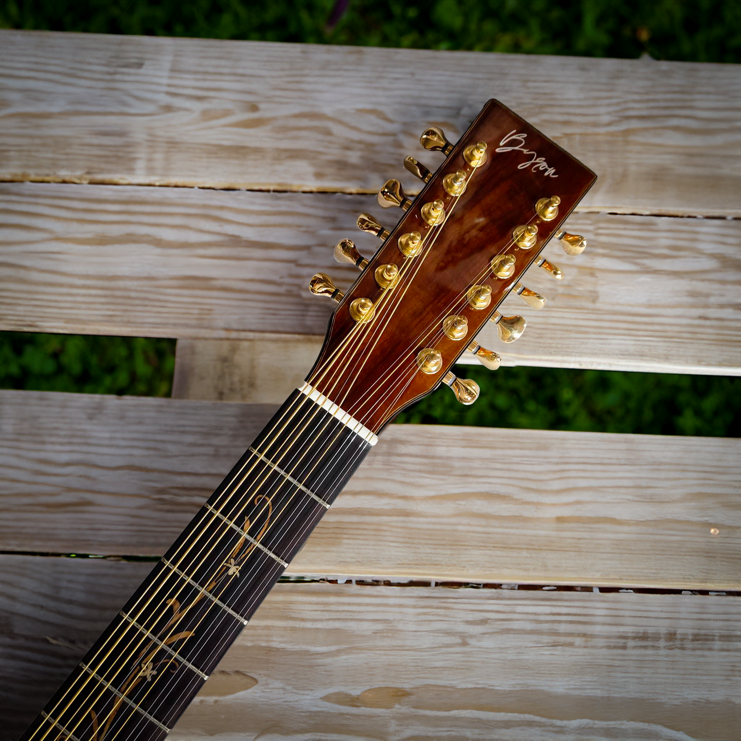 Byron 12 String Koa Acoustic Electric Guitar
