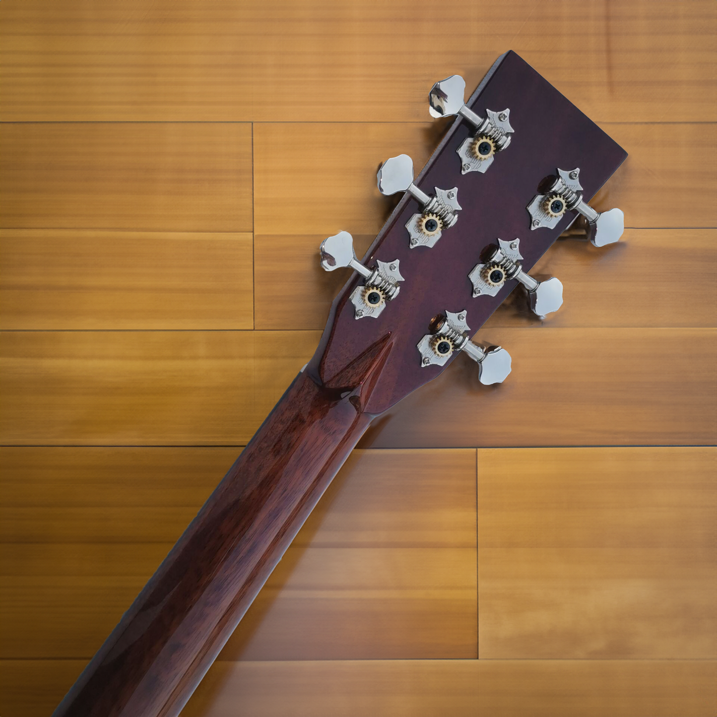 Byron BY-OM28-LH Full-Size Left-Handed OM Guitar collaborating with MeesterDavidGitaar