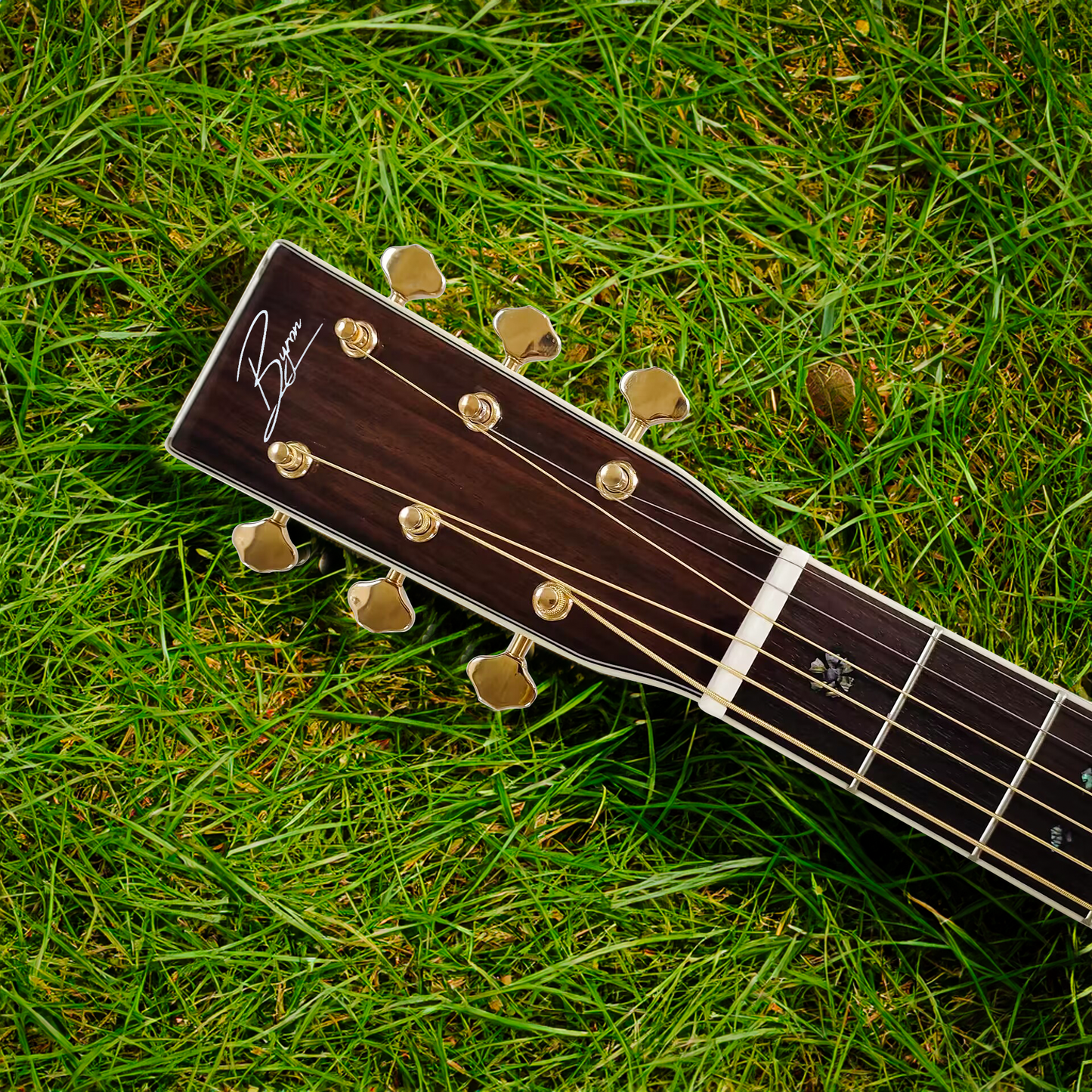 000-14 Bünde, Glanz OM42 Stil Folk-Gitarre Schallloch Tonabnehmer BY-OM-42V