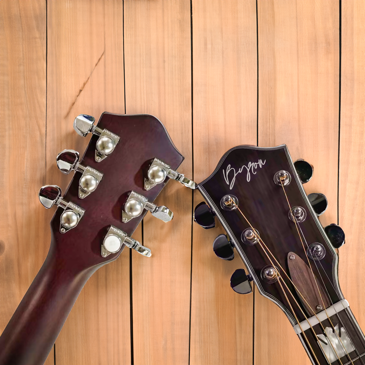 43"Byron Jumbo Mattie Gitarre aus Mahagoniholz