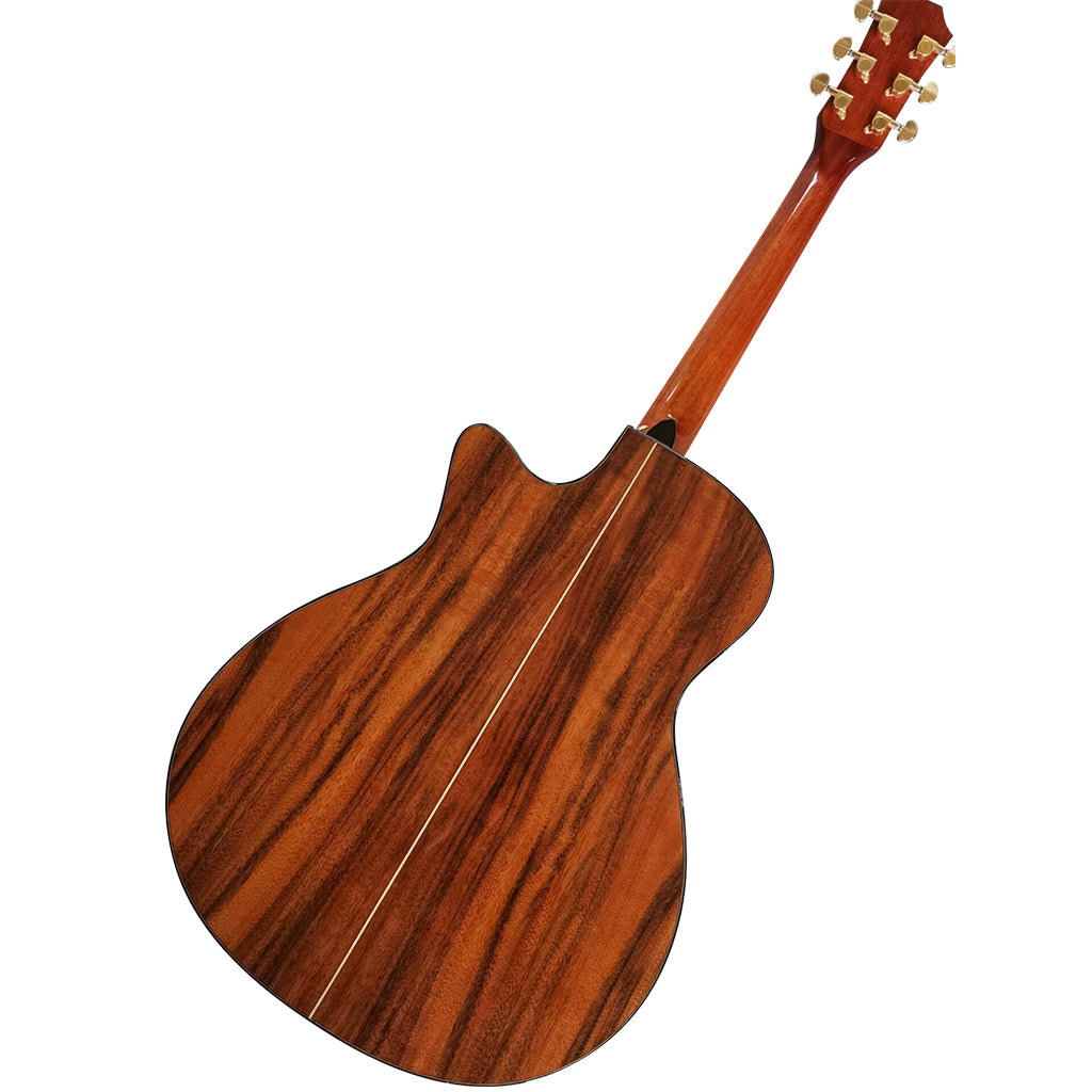 Byron 6-saitige Cutaway-Koa-Gitarre