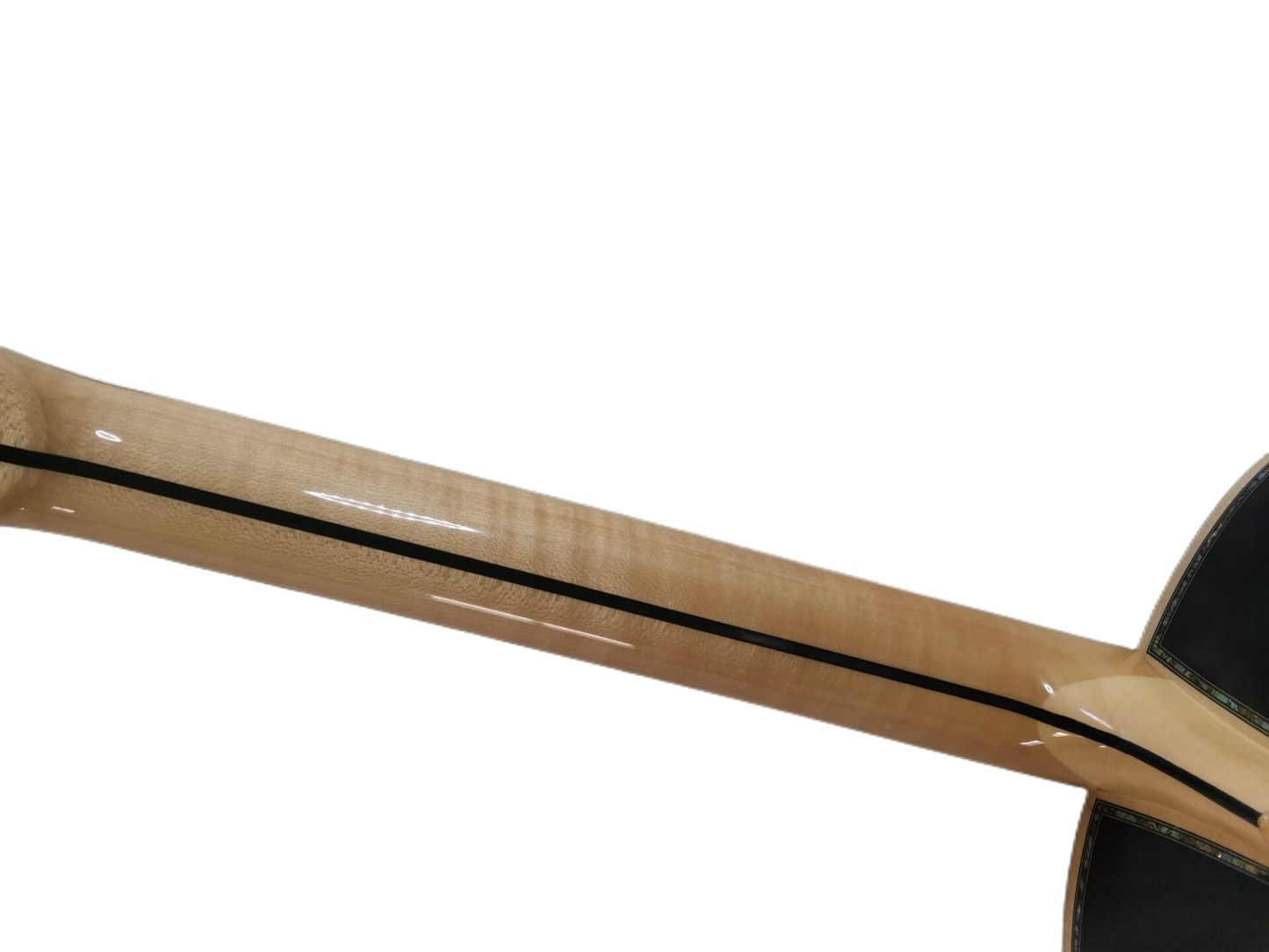 slope-Shoulder-Naturblond-Folk-Gitarre mit Schlitzkopf, handgefertigt – Die klassische Schönheit