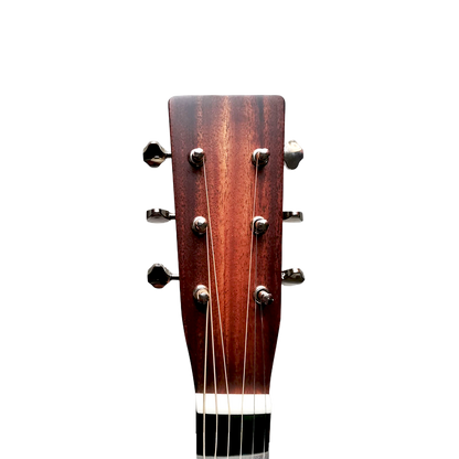 Byron custom made DSS-15 style All solid mahogany slope shoulder acoustic electric guitar with case