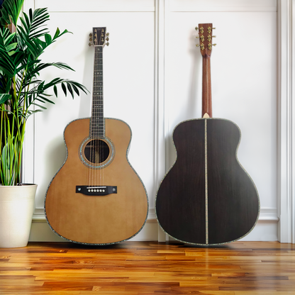 Adirondack Spruce & Rosewood OM Acoustic-Electric Guitar