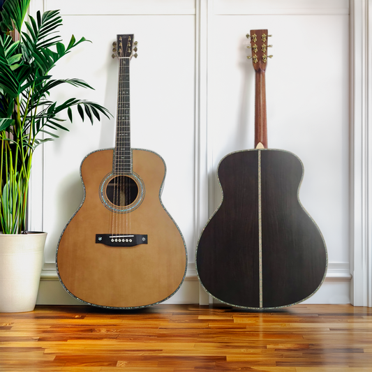 Adirondack Spruce & Rosewood OM Acoustic-Electric Guitar
