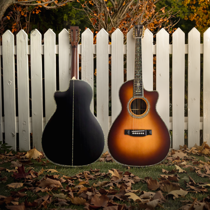 Byron Midnight Torch OO/C360 All-Solid Sitka Spruce & Indian Rosewood Acoustic Guitar
