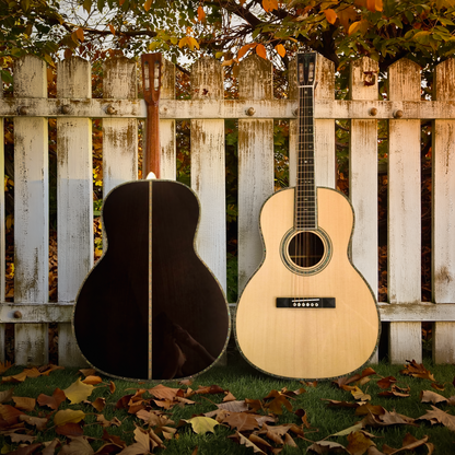 Byron Sid Spruce OOO All-Solid German Spruce & Indian Rosewood Acoustic Guitar