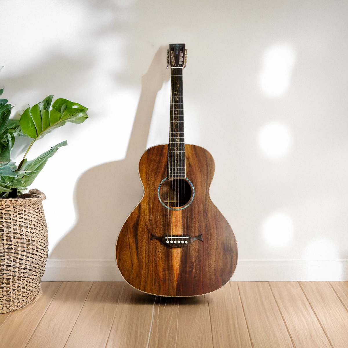 The Morning Breeze – Byron OO Koa Parlor Thin Body Fingerstyle Guitar