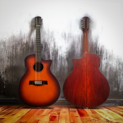 Byron Canyon Wren 12-String All-Solid Cocobolo Single-Cutaway Acoustic Guitar
