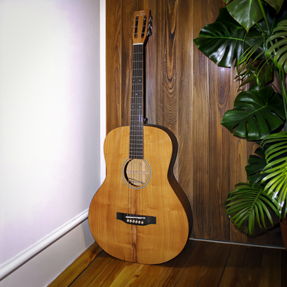 The Mulberry OM – Byron All Solid Mulberry Custom Guitar