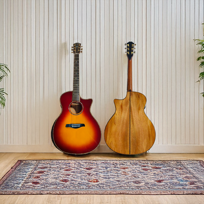 The WayFinder Grand Custom Guitar – Solid Adirondack & Honduras Mahogany Wood, 914ce Style Cutaway