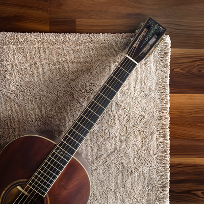 Mahogany 000 12-Fret Short Scale Acoustic-Electric Guitar | Byron Custom Guitars