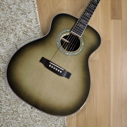 Byron Custom Made OM Signature Acoustic Electric Guitar