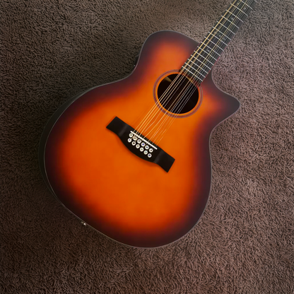 Byron Canyon Wren 12-String All-Solid Cocobolo Single-Cutaway Acoustic Guitar