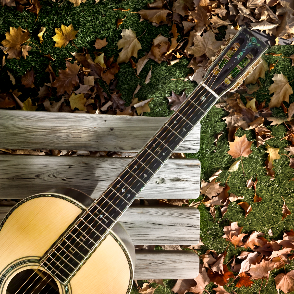Byron Sid Spruce OOO All-Solid German Spruce & Indian Rosewood Acoustic Guitar