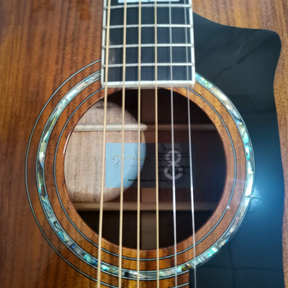Byron Super Jumbo AAAA Solid Koa Acoustic Guitar