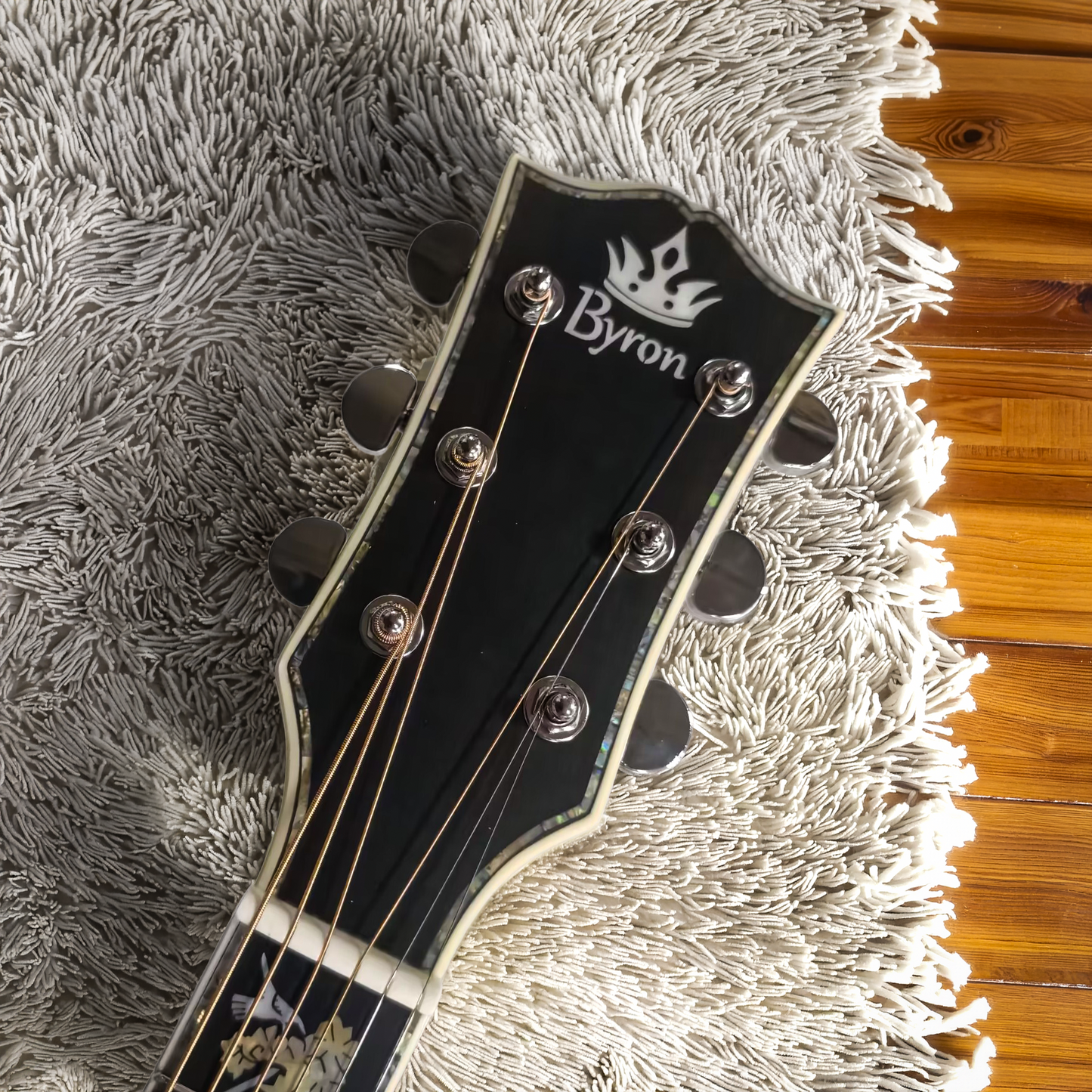 OOO Aurora German Spruce & Walnut Cutaway Acoustic Guitar | Byron Custom Guitars