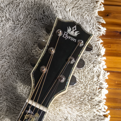 OOO Aurora German Spruce & Walnut Cutaway Acoustic Guitar | Byron Custom Guitars