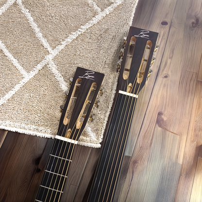 The Double Version – Byron Left-Handed Double 6-String Slotted Head Acoustic Guitar