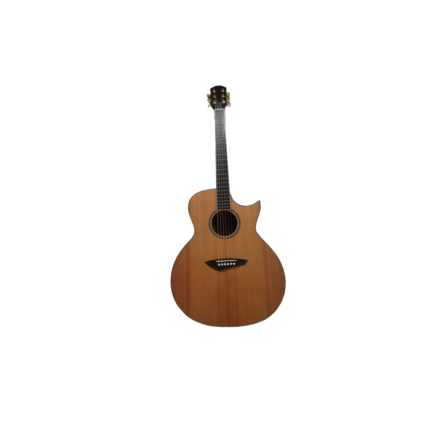 Jumbo Byron Guitar 42 inches western classic all solid cedar mahogany wood cutaway free case