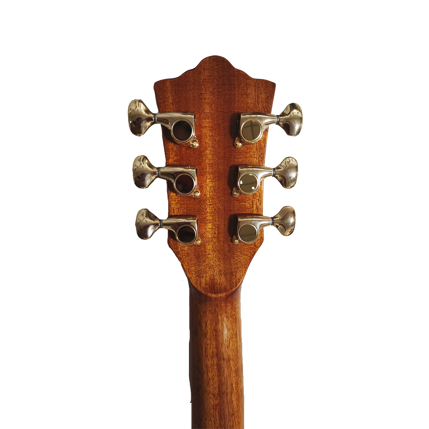 The Nui Loa Koa  All Solid Wood Custom Jumbo Size 43 Inches Guitar Professional Acoustic Electric Guitar with case