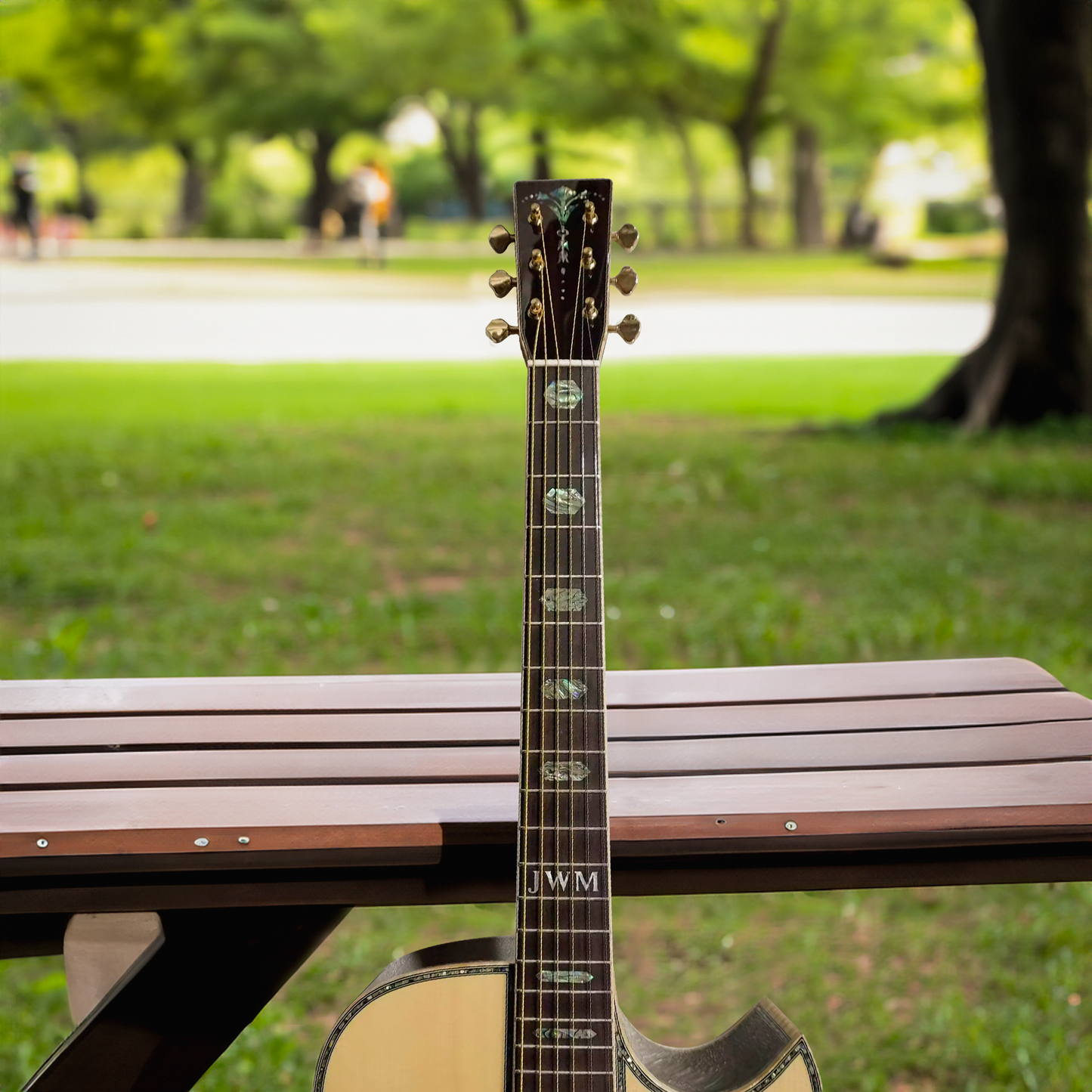 Byron Dreadnought Florence Cutaway Folk Guitar