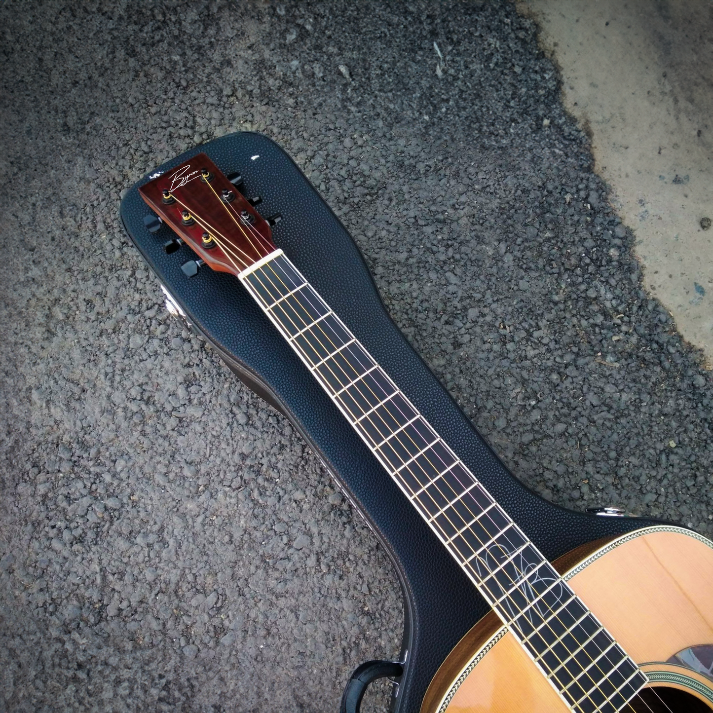 The Walnut Dreadnought Custom Acoustic Electric Guitar