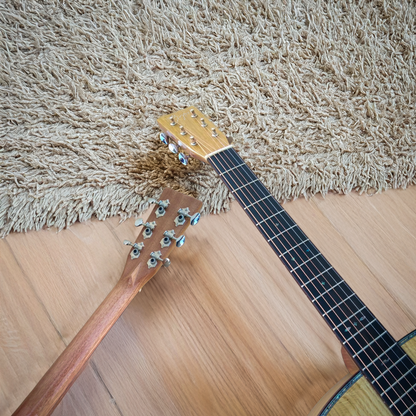 Byron Handmade All-Solid Oak Wood 41" Dreadnought Folk Guitar