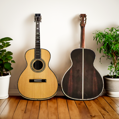 Byron 6-String Parlor Guitar with Open Headstock