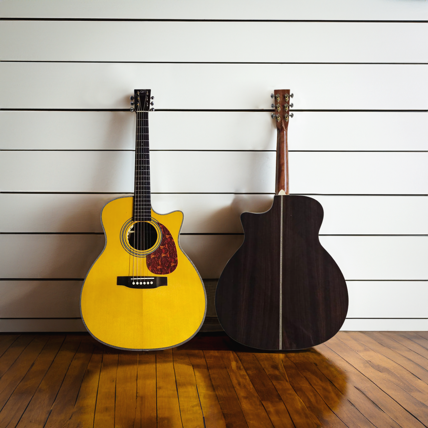 Byron OM Body Cutaway Guitar with AAA Sitka Spruce Top