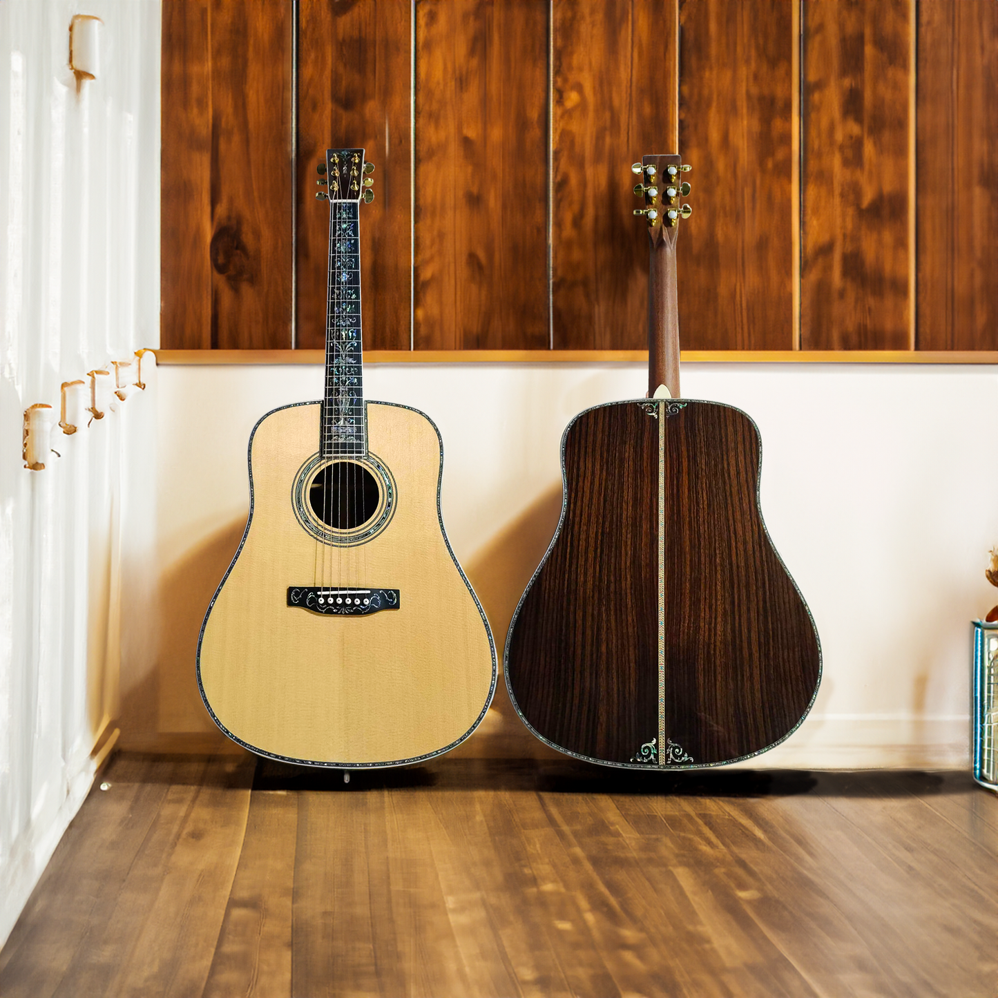 Byron Custom Dreadnought Guitar - The Rosewood Beauty