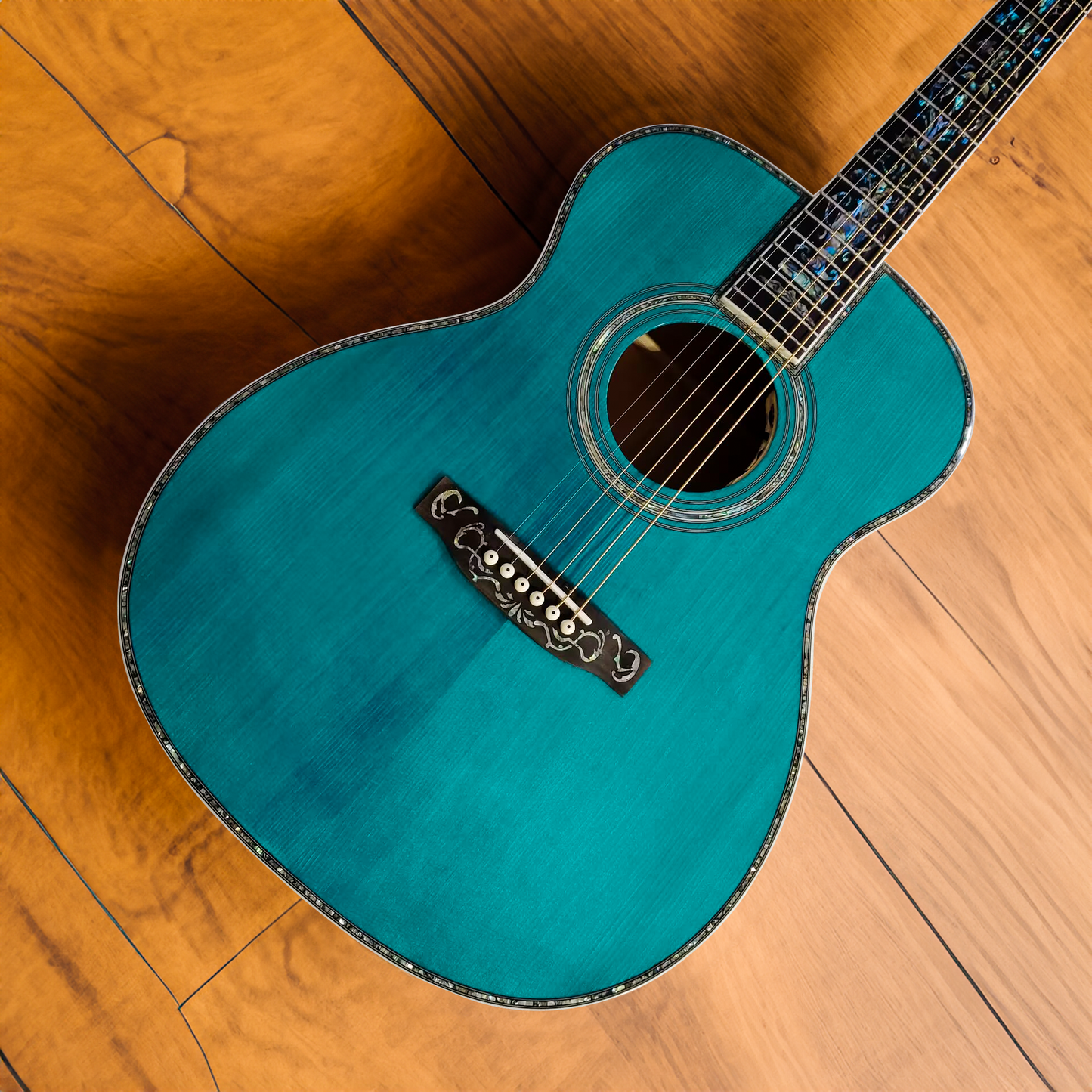 Byron OM Body Full-Size Left-Handed Guitar