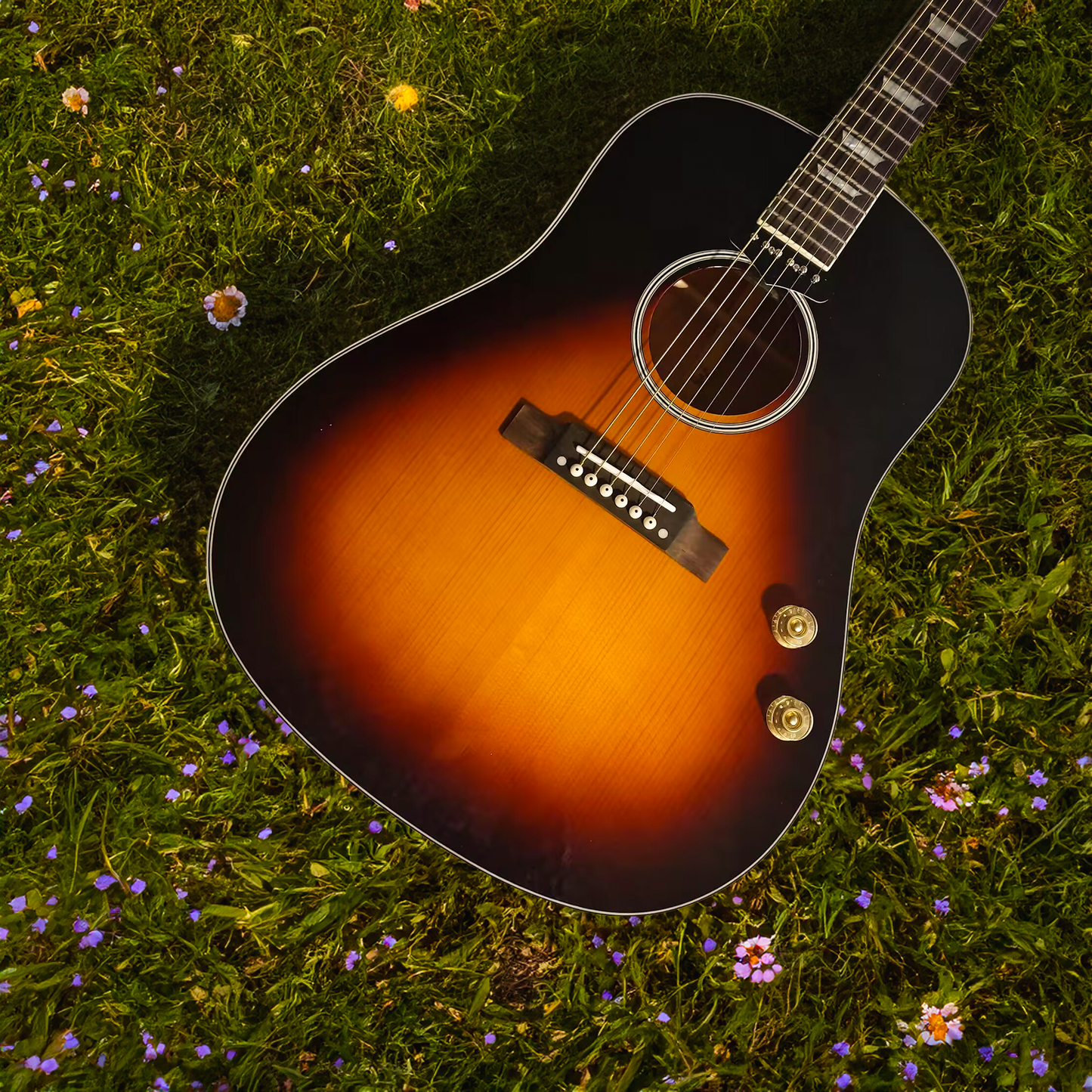 Byron Slope Shoulder D40 Style Guitar - Sunburst