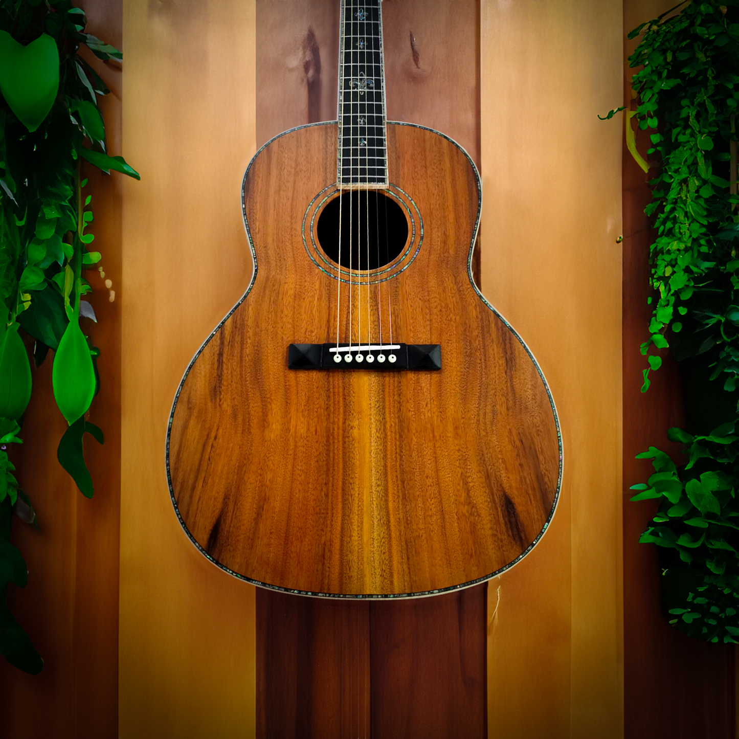 The Beauty Koa: Handmade Solid Koa OOO Guitar