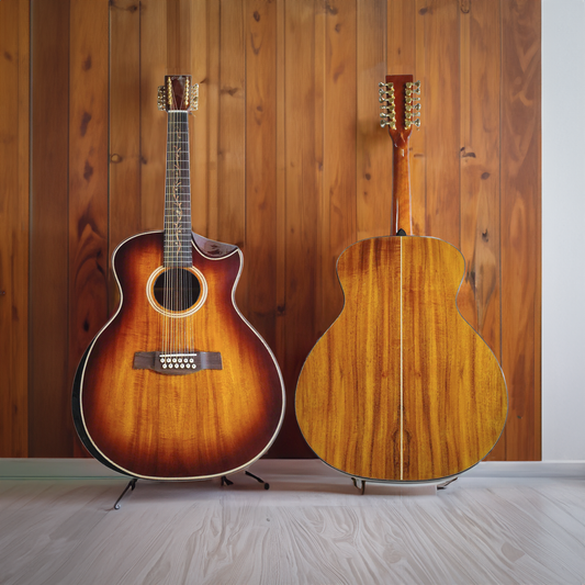 Byron 12 String Koa Acoustic Electric Guitar