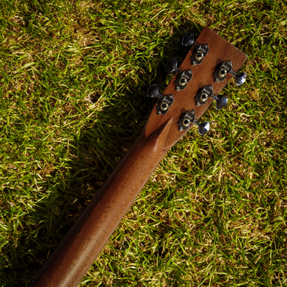 Byron 808 Left-Handed Acoustic Guitar: Solid Spruce & Mahogany