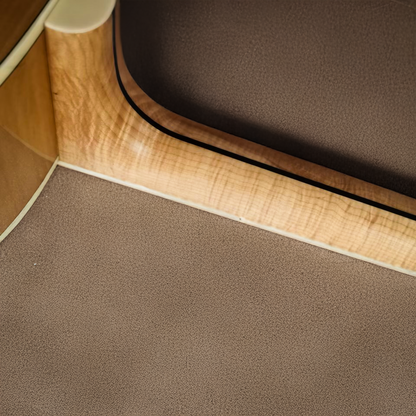 Byron OM Deep Body Natural Acoustic-Electric Guitar
