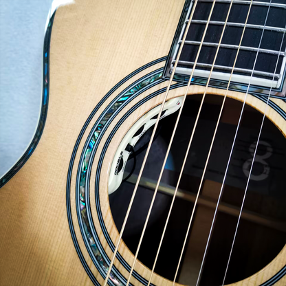 Byron 6-String Parlor Guitar with Open Headstock